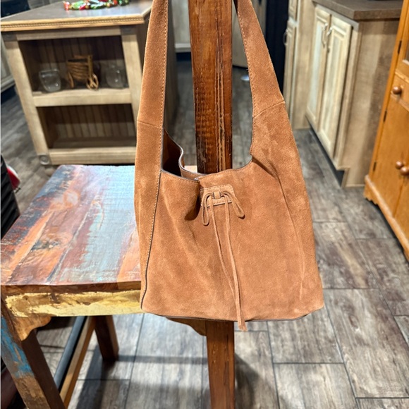 Lucky Brand Clem Mini Suede Hobo - Picture 5 of 6